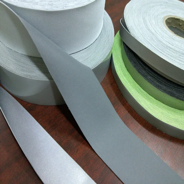 

SOURCE Bright Silver TC Reflective Tape General Light Polyester Fabric with Reflective Clothing Accessories 5 Cm Highlight Fiber