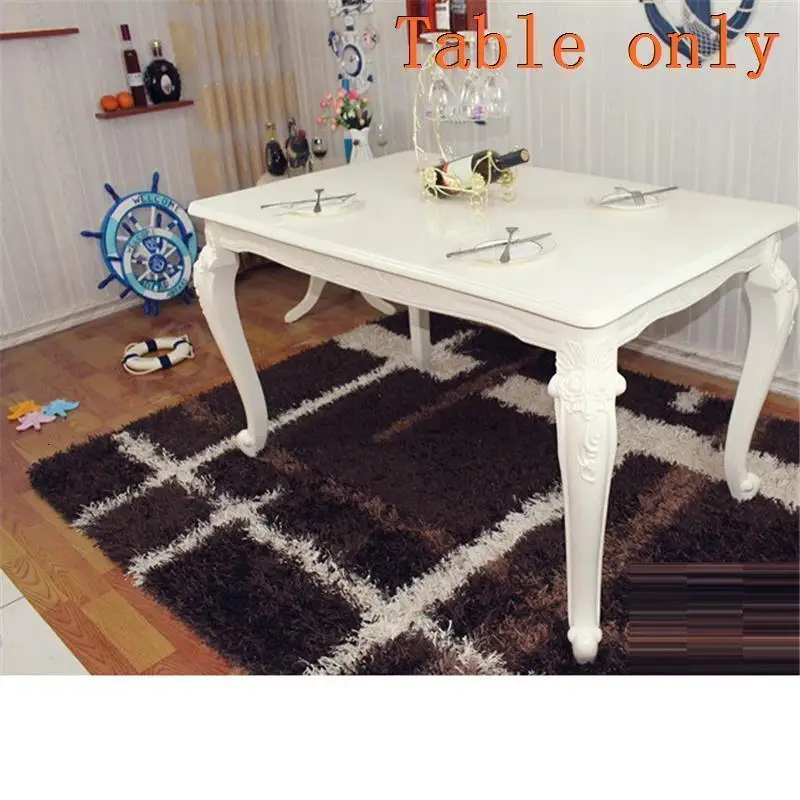 Version F Meja Makan Tisch Tavolo Da Pranzo De Jantar Pliante Comedores Mueble деревянный стол в европейском стиле - Цвет: Version F