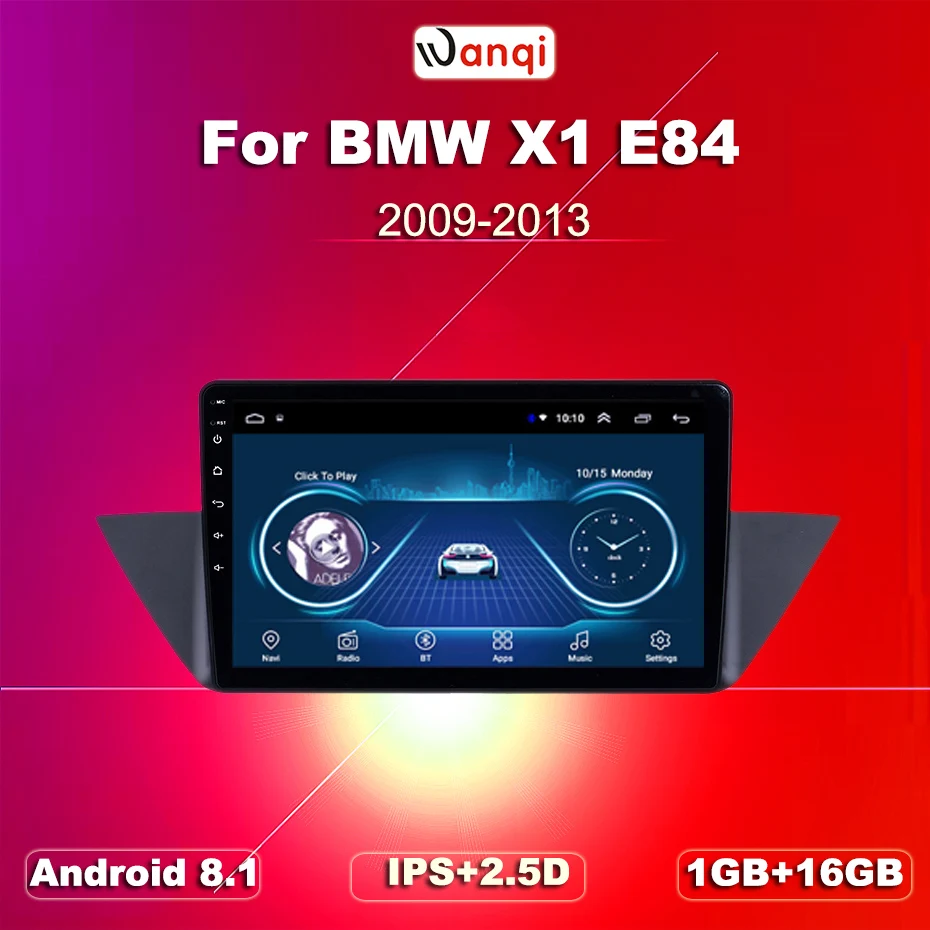 Android 8.1/Car GPS navigation for 2009-2013 BMW X1 E84 radio 9 inch HD 1024*600 autoradio Support Wifi | Автомобили и мотоциклы