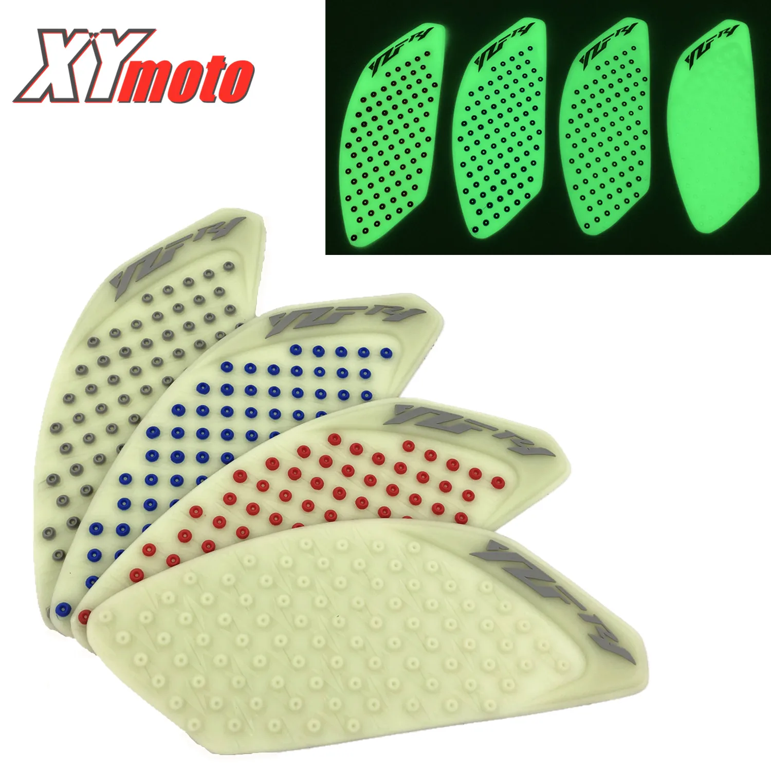 

Motorcycle Tank Pad Sticker For YAMAHA YZF 1000 R1 2009-2014 Fluorescence Luminous Anti slip Protector Gas Knee Grip 3M Decal
