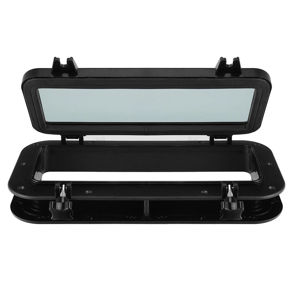 

Anti-aging Rectangular Black Rubber Seal ABS Sturdy Boat Ship Replacement Porthole Skylight Cover Yacht Car Window Parts Durable