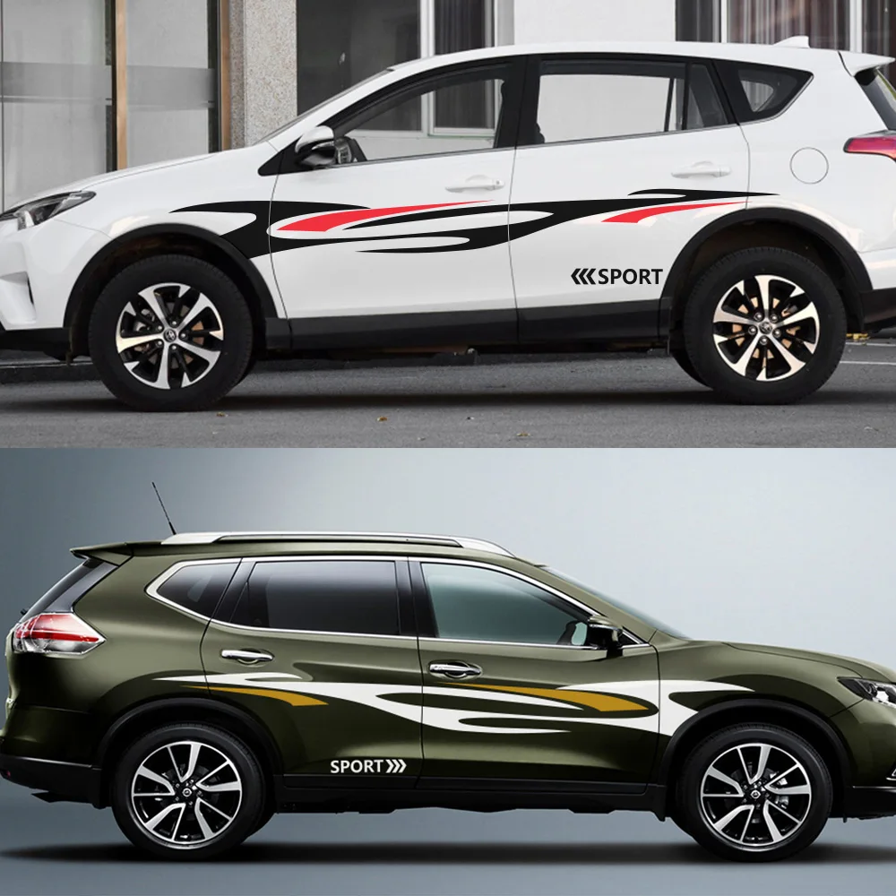 Adesivos-laterais-do-carro-para-Nissan-Qashqai-Prado-Kia-Sportage-Land ...
