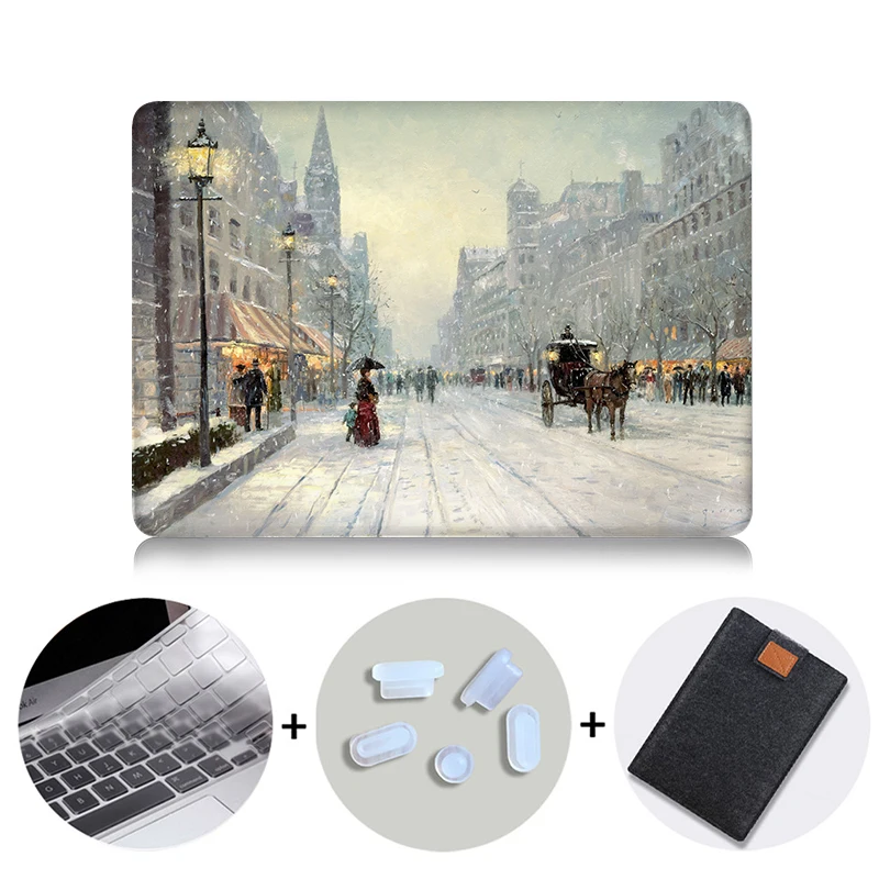 MTT чехол для ноутбука Macbook Air Pro retina 11 12 13 15 с сенсорной панелью, масляной краской, чехол для mac book Pro 13,3, 15,4 дюймов, чехол - Цвет: MB02