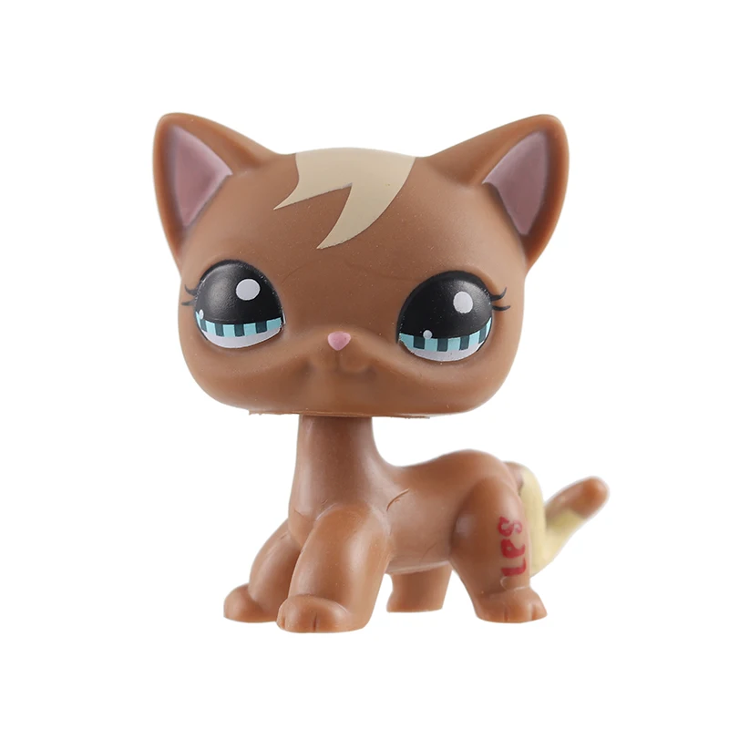 Игрушки LPS для зоомагазина Милая Мини собака с короткой шерстью черный розовый