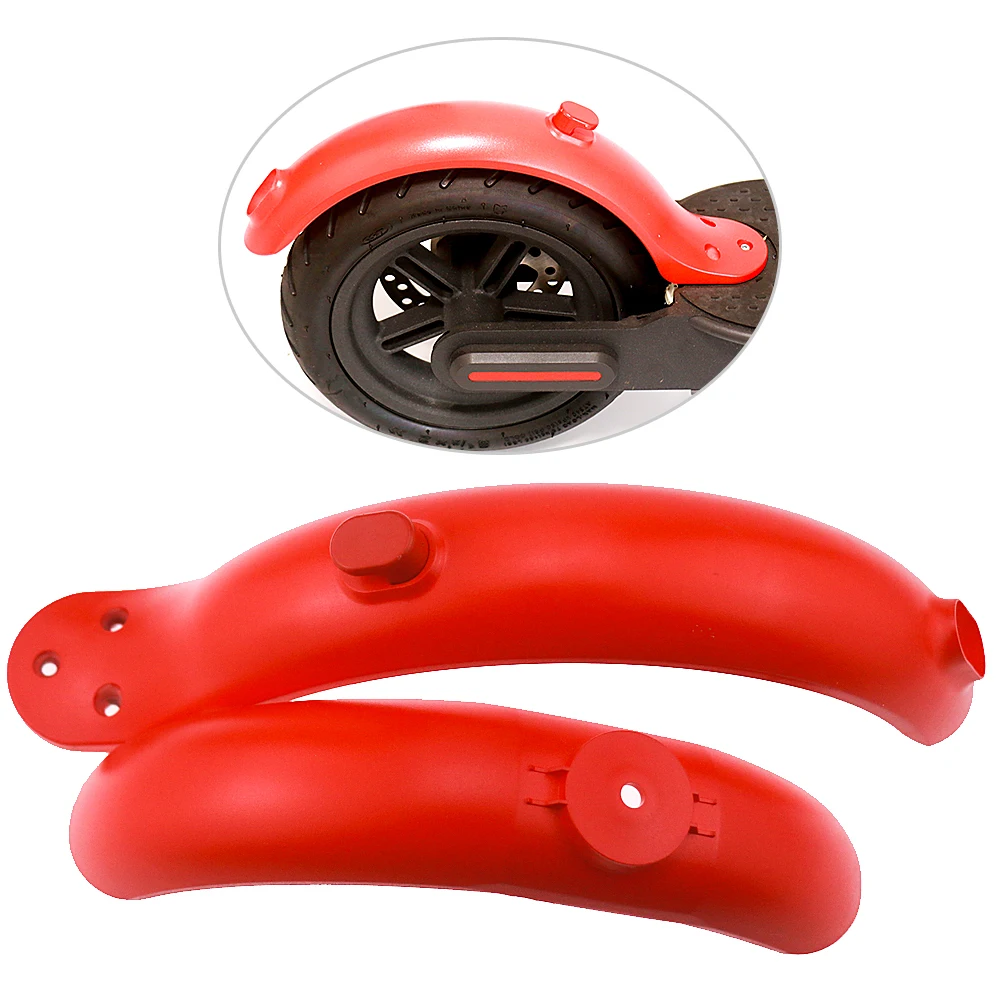 Scooter Fender Rear Front Mud Guard Fenders Set  Mudguard Tyre Splash For Xiaomi M365 Electric Scooter Parts Accessories