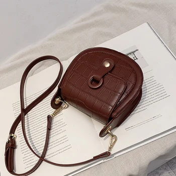 

Simple and High Quality Small Bag New Fashionable Fashion Korean Style Shoulder Bag Online Influencer Pop Crossbody Saddle Bag