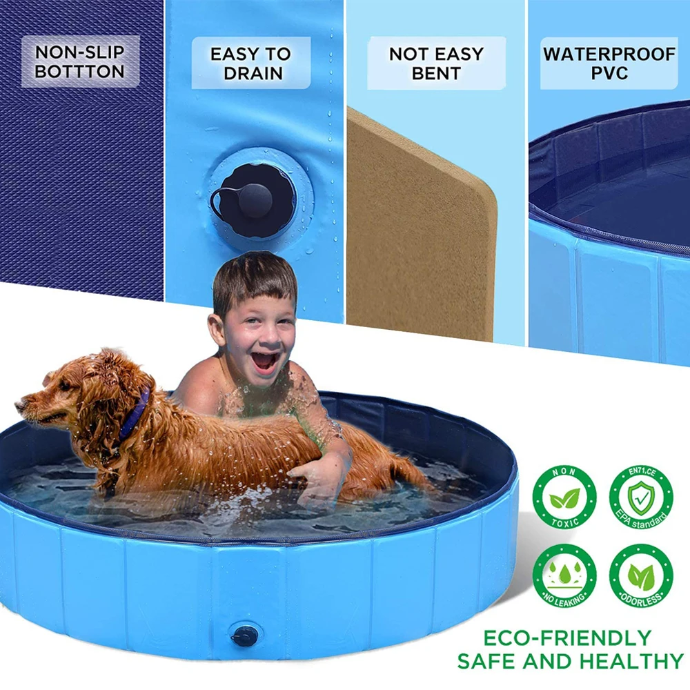 Dog Pool Foldable Dog Swimming Pool Pet Bath Swimming Tub Bathtub Pet Swimming Pool Collapsible Bathing Pool for Dogs Cats Kids Dog Pool Foldable Dog Swimming Pool Pet Bath Swimming Tub Bathtub Pet Swimming Pool Collapsible Bathing Pool for Dogs Cats Kids