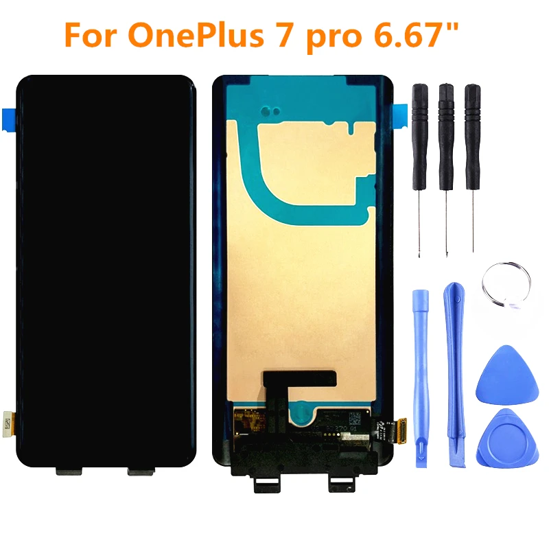 

AMOLED LCD 6.67" Replacement OnePlus 7 Pro LCD Display Screen Touch Panel Digitizer One Plus New Replacement Parts OnePlus 7Pro