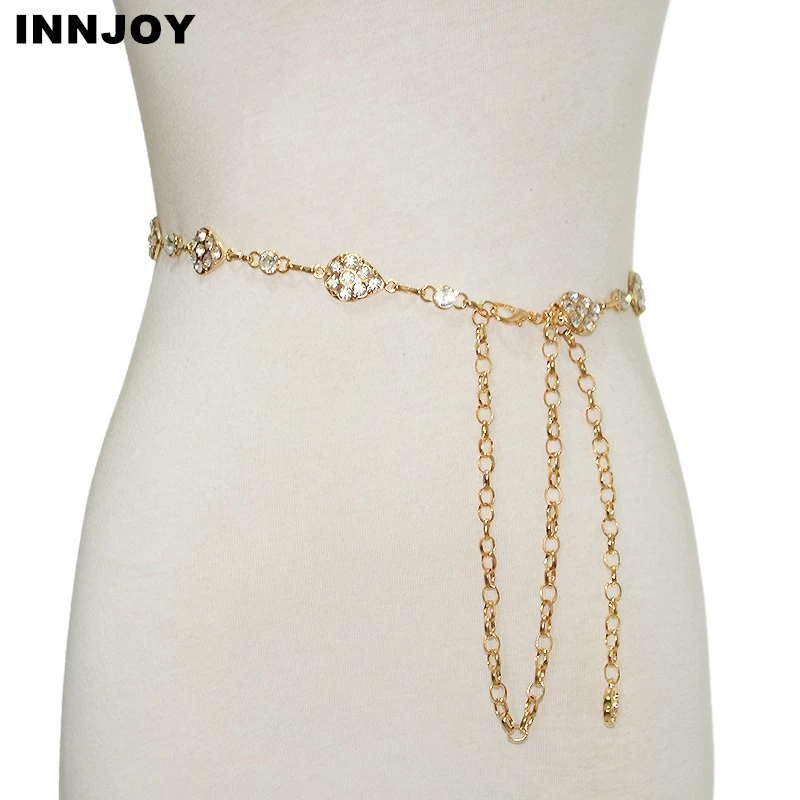 Belts For Women Chain Stretchy Strap 