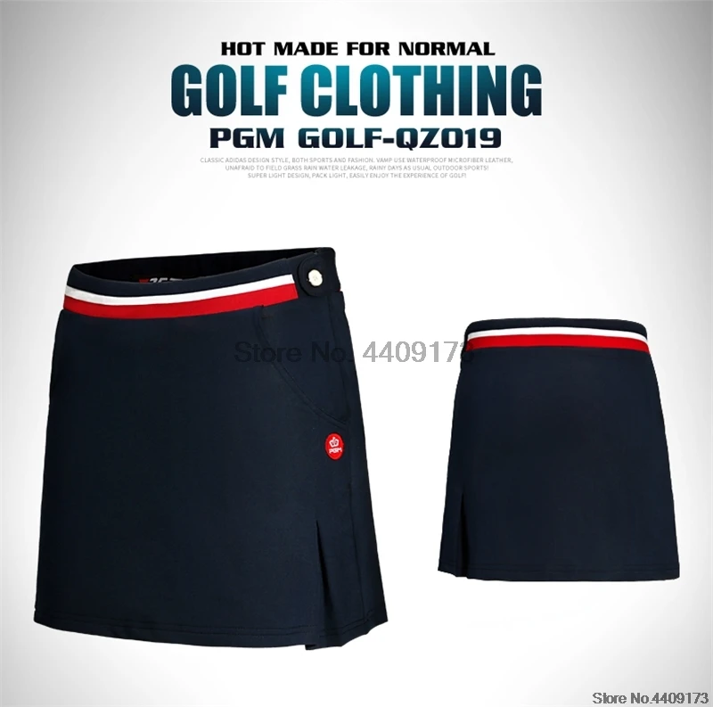 Pgm Golf, женские летние юбки, костюм, женская рубашка с коротким рукавом, плиссированная юбка, быстросохнущая дышащая юбка для похудения, наборы, D0352