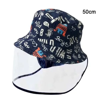 

2 in 1 Children Protect Mask Hat Safety Full Face Shield Cover Hat Mask Anti Dust Mask Visor Oil Fume Guards Fisherman Hats Cap