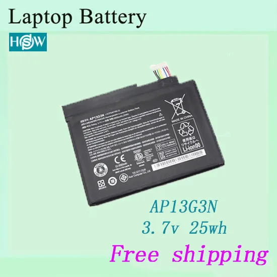 Высококачественная батарея для ноутбука ACER AP13G3N Iconia W3-810 Tablet 8' Series батарея