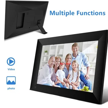 

10.1 inch Wifi Digital Photo Frame IPS Touch Screen 1080P Video Player Smart Photo Album US/EU Plug