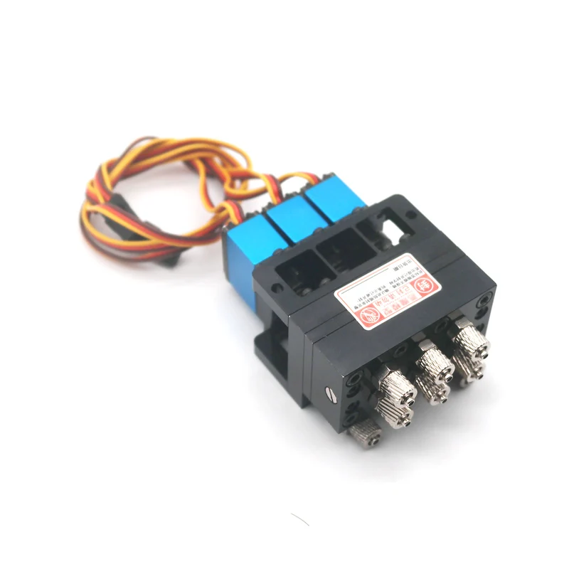 

3CH Hydraulic Oil Valve Controller With Servo For 1/12 RC Excavator Bulldozer Parts