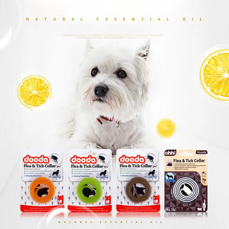 

2019 Insecticidal Anti Flea Pet Dogs Cat Collar Adjustable Anti-insect Mosquitoes Neck Straps