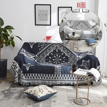

Home Sofa Cover Four Seasons Universal Full Cover Coarse Cloth Sofa Towel Multifunctional Non Slip Sofa Decorative Cover Cloth