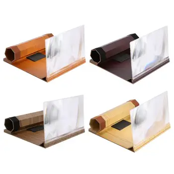 

ALLOYSEED 12 inch Log Mobile Phone 3D HD Screen Amplifier Stereoscopic Magnifying Glass Folding Enlarger Phone Bracket