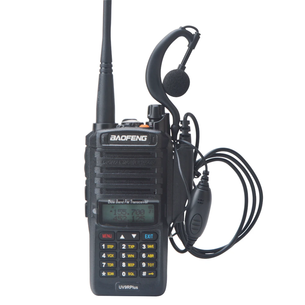 Baofeng UV-9RPlus 136-174 МГц и 400-520 UHF VHF Двухдиапазонный 8 Вт водонепроницаемый IP57 VOX FM