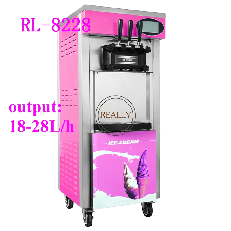 Коммерческий 18 28л/час RL 8228 машина для производства мягкого мороженого|machine|machine