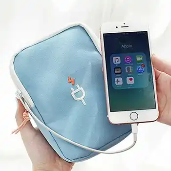 

Women Men Travel Bag Electronic Digital Storage Package Portable Mobile Phone Charger Data Line Earphone Organizer Bags Handbag