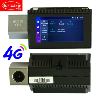 

Udricare 4G SIM Card Android WiFi Bluetooth Mini DVR 4 inch Touch Screen Remote Parking Monitor Mobile Phone Internet DVR