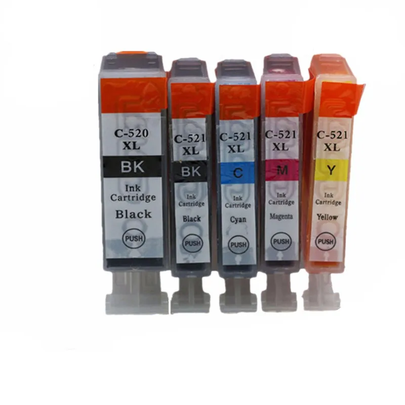 PGI 520 PGI520 PGI 520 PGI 520XL CLI521 XL Inkjet Cartridges For Pixma