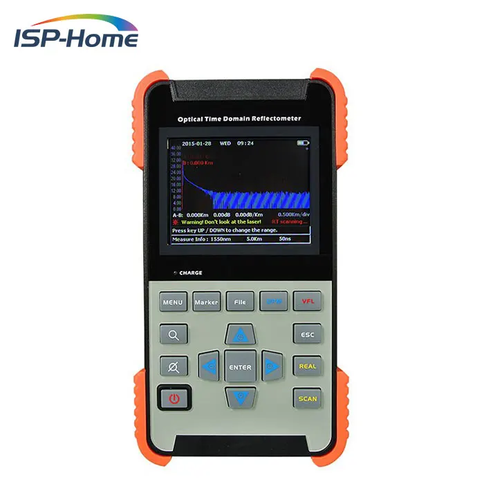PON Online OTDR AOR500-PB 1550/1310/1625 нм 35 дБ/34 дБ для расстояния 120 км английская версия Ручной
