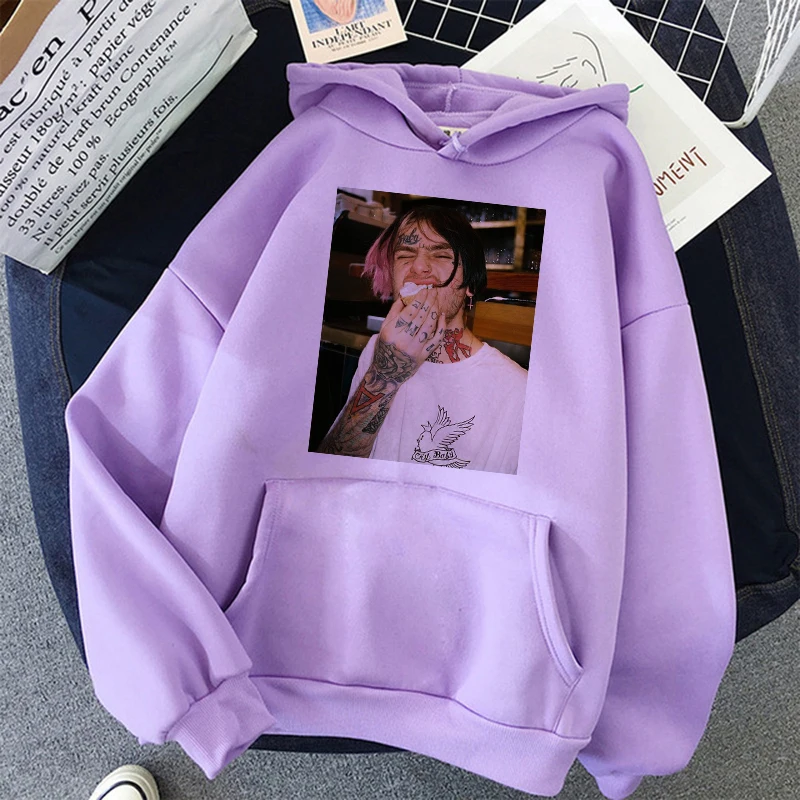 Толстовка с капюшоном для мужчин и женщин Lil Peep Hell Boy Cry Baby пуловер свитшот