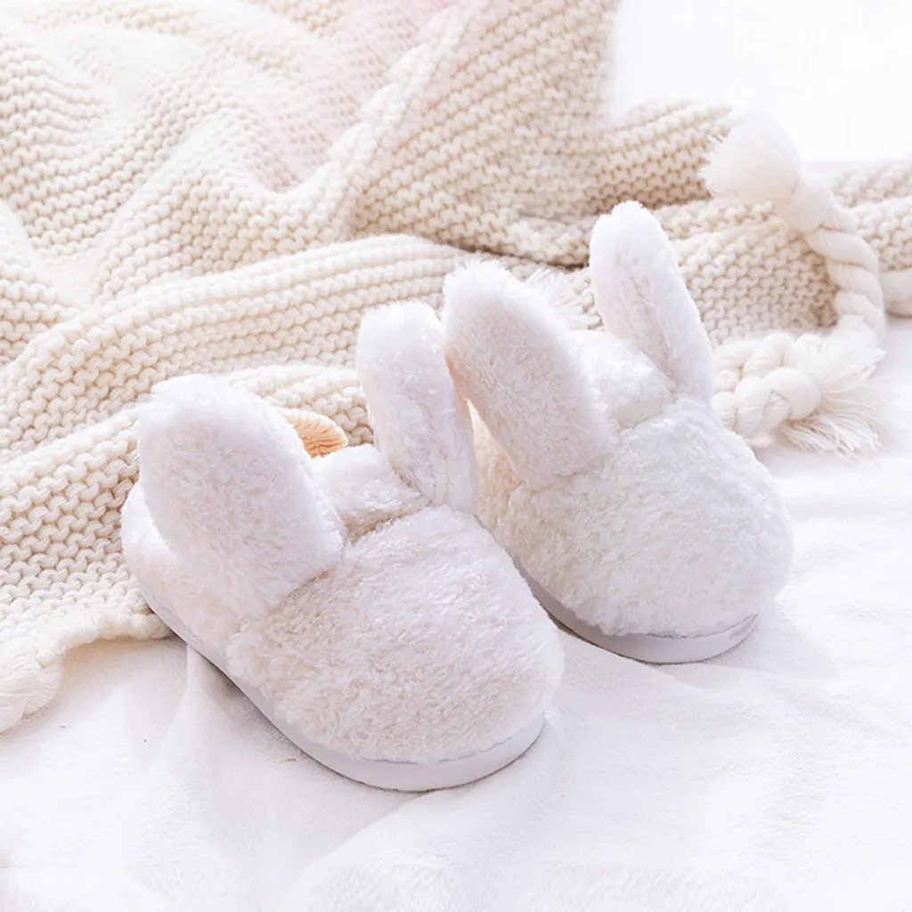 Toddler Boys Girls Slippers Children Fashion Shoes Warm Cute Animal Kid House Shoes Warm Plush Slippers Home Sapato Infantil
