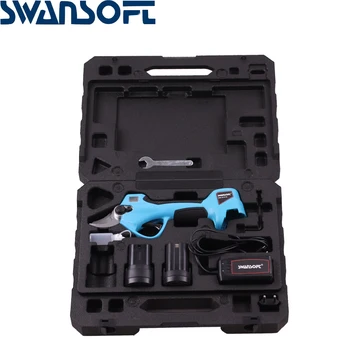 

SWANSOFT 16.8V Cordless Electric Pruning Shears Profession Home Garden Scissors Lithium Battery Garden Pruner Scissors Max 25mm