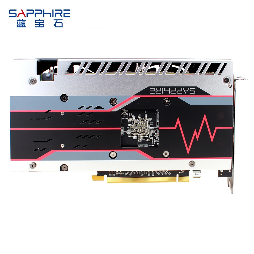 SAPPHIRE AMD Radeon RX570 8GB видеокарты RX570 б/у карта, видеокарта GDDR5 256bit PCI Express 3,0 настольный компьютер для игрового ПК