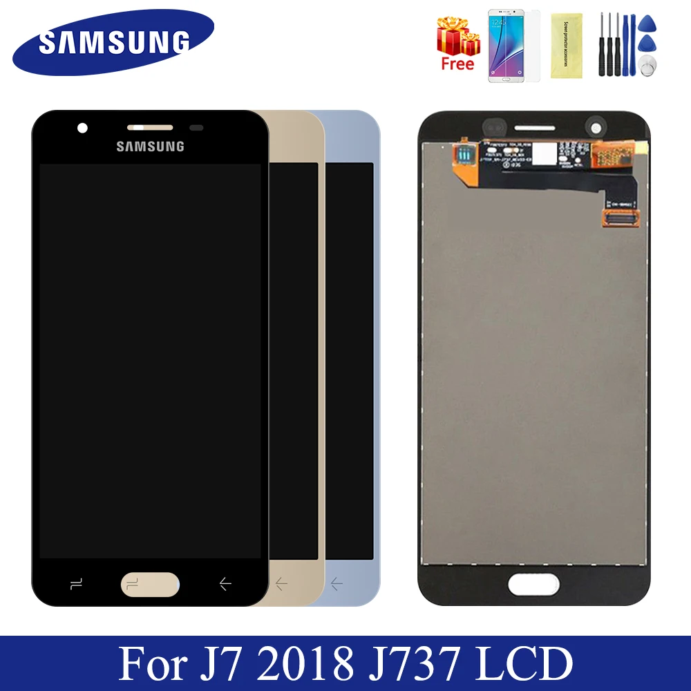 

For 5.5" Samsung Galaxy J7 2018 LCD Display Screen+Touch Screen Panel Digitizer Replacement For J737F J737V J737T J737A J737P