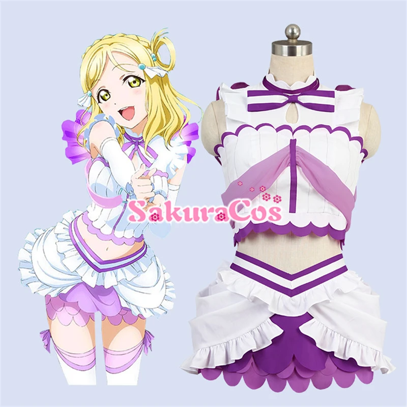 Аниме Love Live Sunshine Aqours Sakurauchi Riko Kurosawa Dia Ruby 9 персонажей аквариумное платье косплей