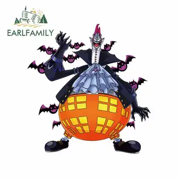 

EARLFAMILY 13cm x 12.8cm for Gekko Moriah One Piece Fine SUV Car Stickers Vinyl Material Personality Fashion Scratch-proof Decal