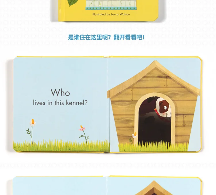 Who Lives Here Vocational Cognitive Simple Popularization of Science Page Turning BoY ENLIGHTEN Children English Picture Book