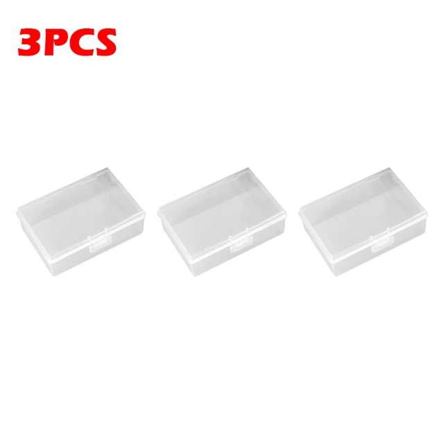 Transparent Plastic Boxes Playing Cards Container Plastic Storage Case Packing Poker Game Card Box For Pokers Set Wholesale 3pcs