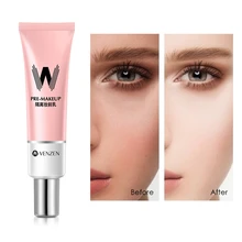 Primer maquillaje que reduce los poros, Base de imprimación, cara suave, ilumina la piel, poros invisibles, Base antiojeras en crema