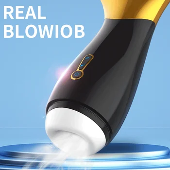 Automatic Sucking Male Masturbator Heating Real Blowjob Masturbator Cup Vaginal For Men Toys for Adults 18 Sex Toys For Men 1
