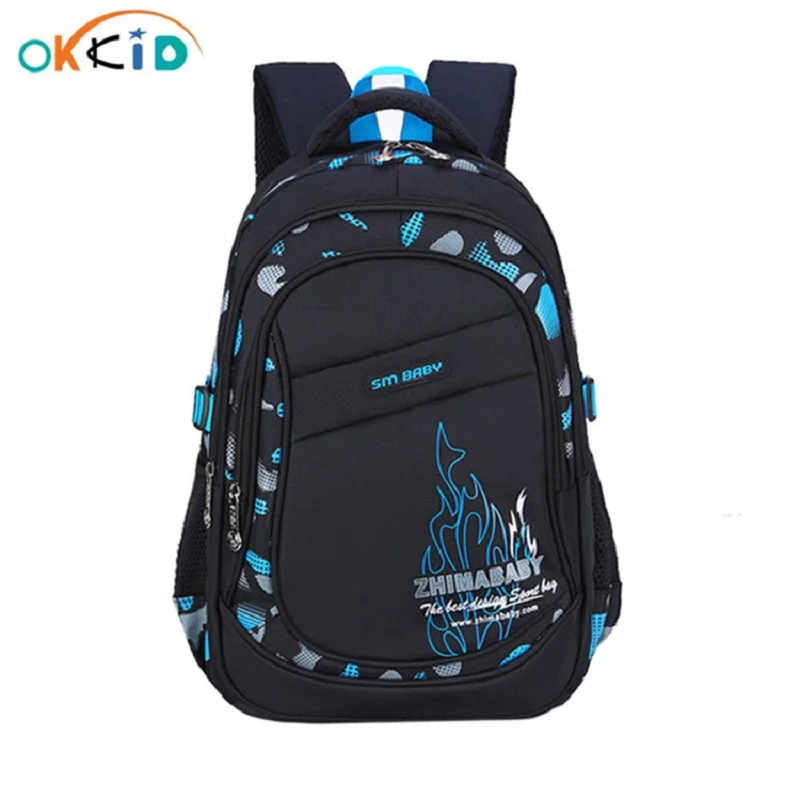 School-Backpack OKKID Book-Bag Children Bag Primary Waterproof Student Boys for Elementary
