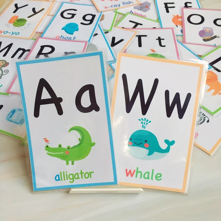 26 Letter English Flash Card Early Development Learning Educational Toy For G4 
