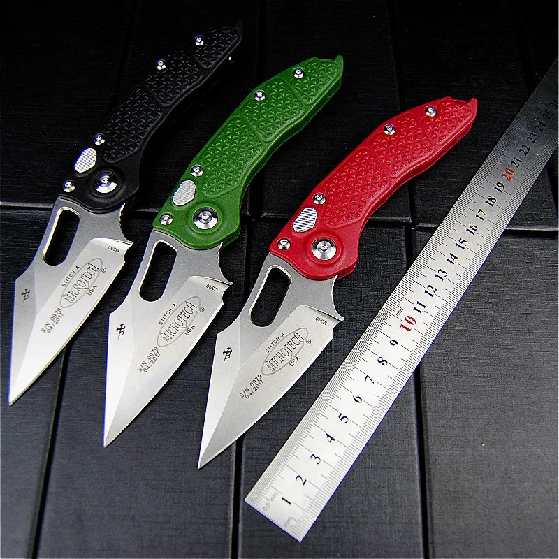 USA m390(cryogenic treatment)60HRC folding knife TC4 titanium alloy camping folding knife CNC precision carving hunting knife