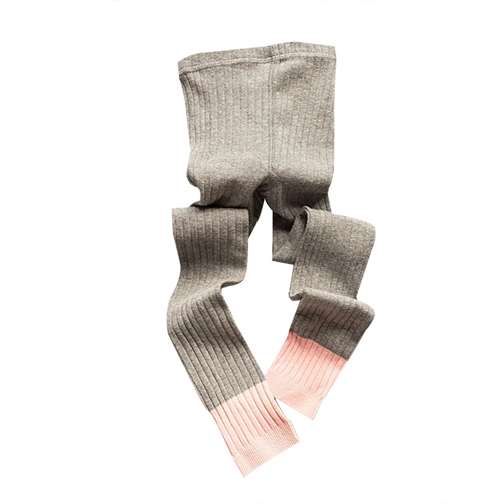 Fashion Baby Kids Girls Knitting Leggings Autumn Winter Outfit Girls Pants Children Clothing Kids Female Trousers Warm Wear
