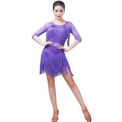 Новинка 2019, платье для латинских танцев для женщин/девушек/женщин, новая сексуальная одежда для латинских танцев, одежда для выступлений