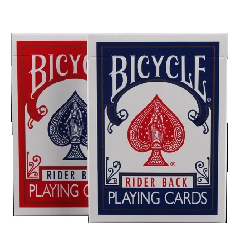 2pcs/Set Bicycle Rider Back Playing Cards Deck  808 Sealed Poker USPCC Magic Card Games Magic Tricks Props for Magician bicycle rider back standard index playing cards red blue deck 808 sealed uspcc collectible poker card games entertainment