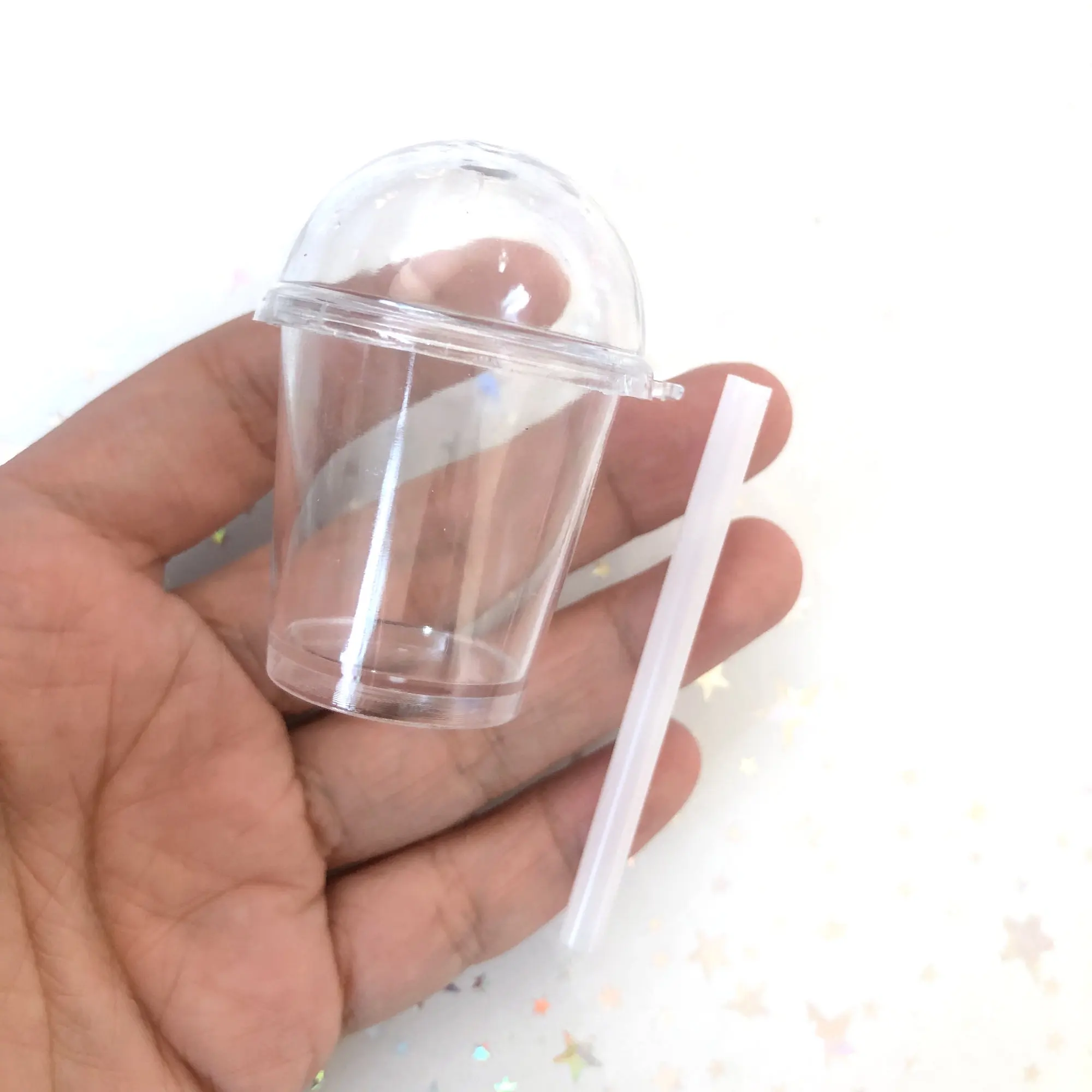 5 шт миниатюрная чашка Frappuccino с соломенным отверстием DIY ювелирные аксессуары Boba Подвески пластиковые чашки