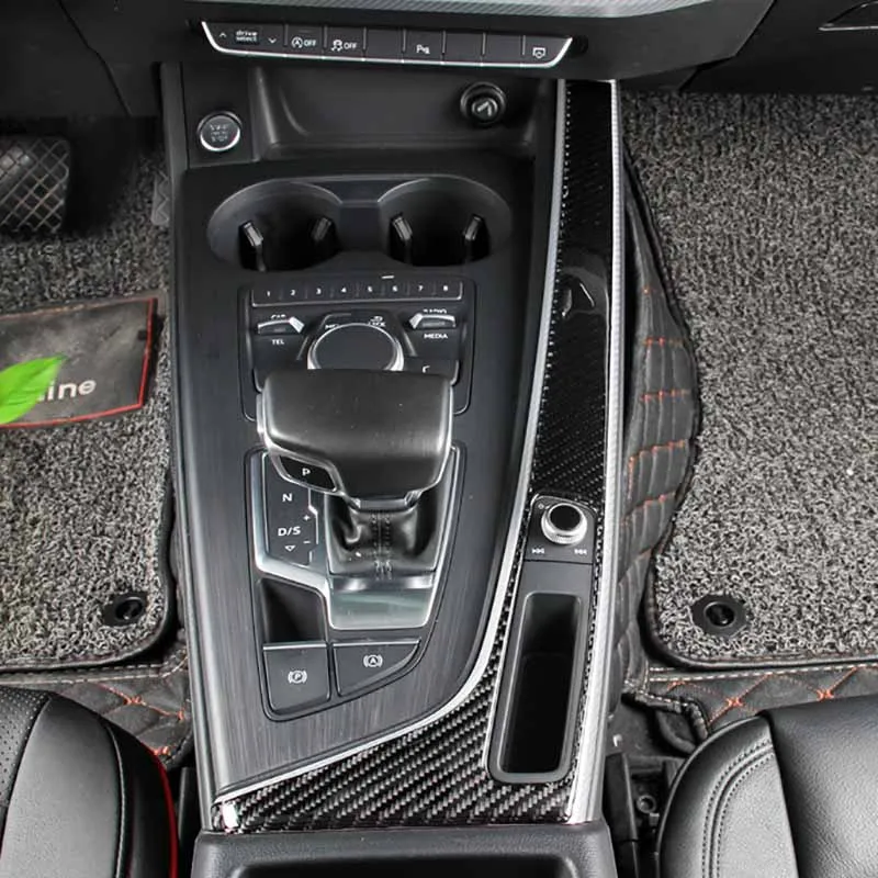 1 шт. 3D наклейка sline S из углеродного волокна для Audi A4L A5, боковая рамка для передач, Декоративная кольцевая лента, 3D наклейка, автомобильный Стайлинг