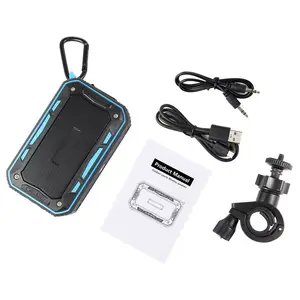 Bluetooth Speakers with Bike Mount IP67 Waterproof Outdoor Speaker TWS Pairing Function Louder Volume 6W Enhanced Bass Wireless Bluetooth Speakers with Bike Mount IP67 Waterproof Outdoor Speaker TWS Pairing Function Louder Volume 6W Enhanced Bass Wireless