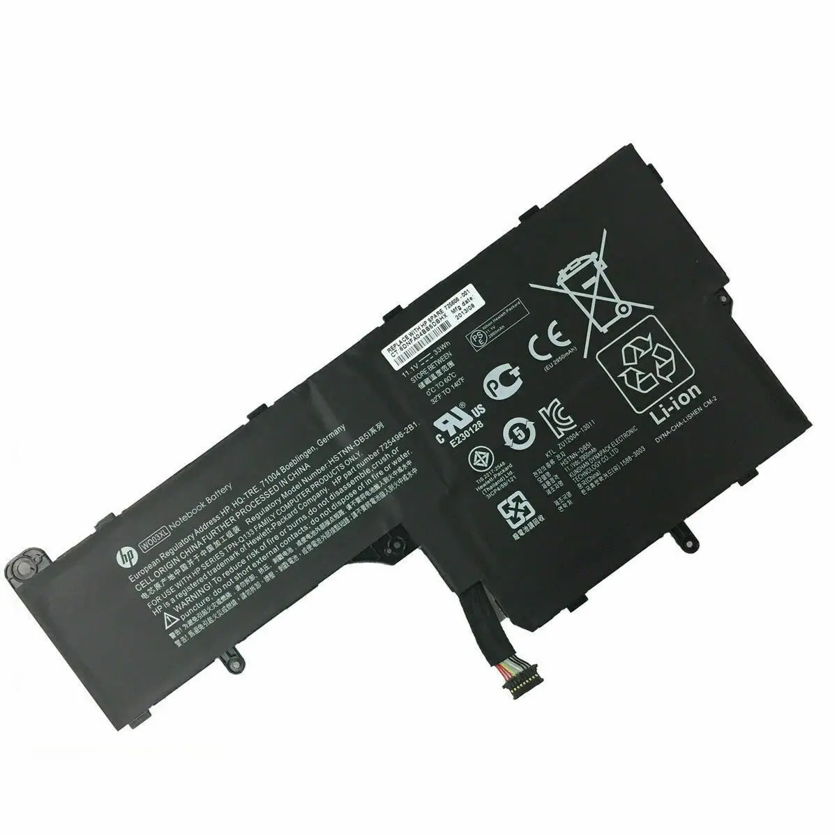 Новые оригинальные Батарея для hp Сплит x2 13-M HSTNN-IB5I HSTNN-DB5I 725606-001 аккумулятор большой емкости 725496-1B1 725496-271 WO03XL TPN-Q133 3ICP/59/121