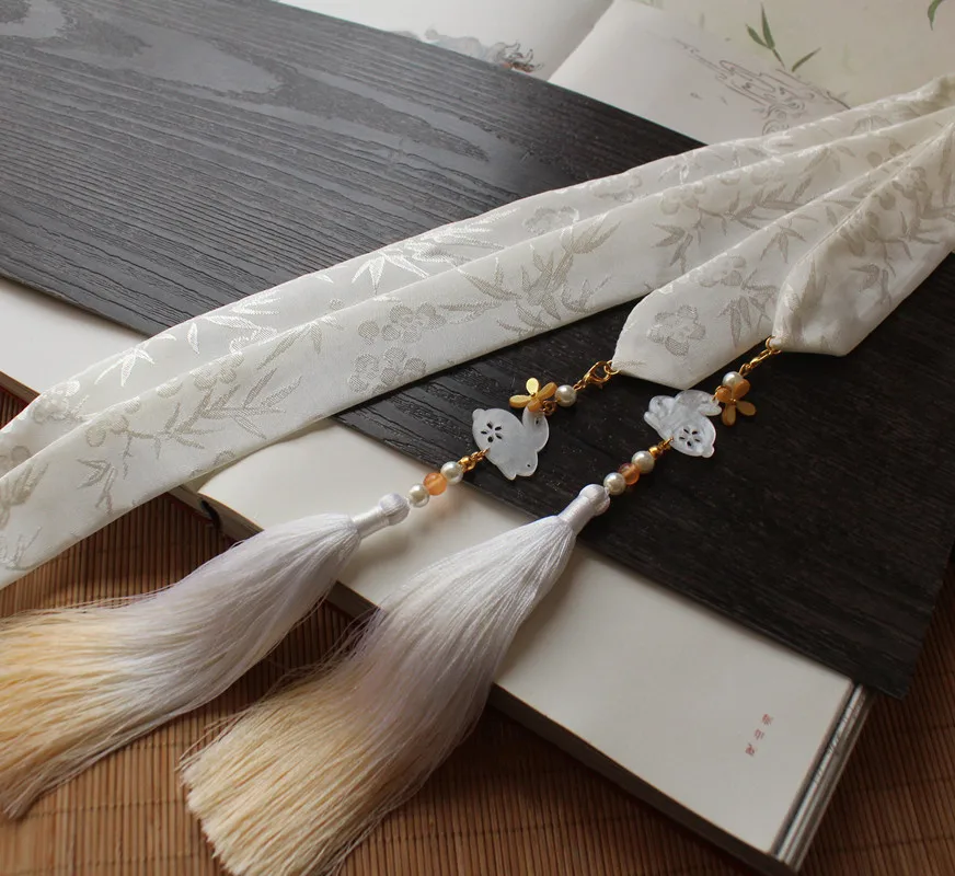 

Mang species gradient tassel Hanfu hair band antique bunny hair band fairy ribbon hair accessories hair accessories