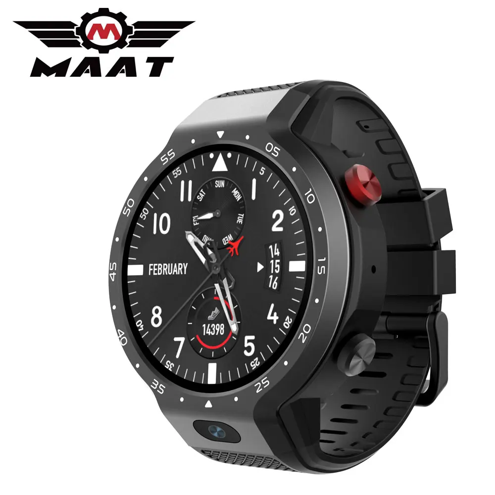 4G Smartwatch телефон Android 7.1.1 1 Гб+ 16 Гб Шагомер фитнес трекер Поддержка gps Wi-Fi сердечного ритма Bluetooth Smartwatch